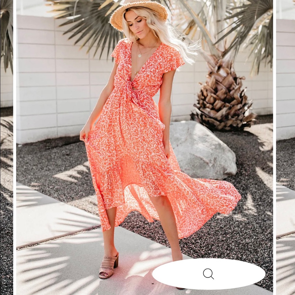 Kissed by the sun high low dress